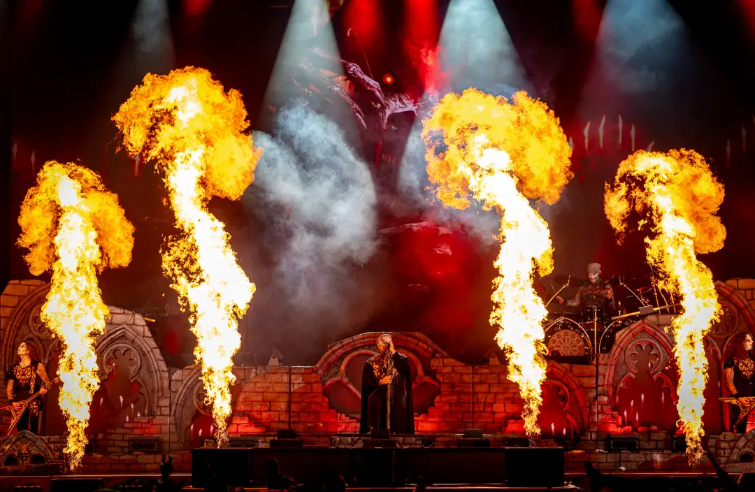 Powerwolf live als Silhouette (Rock am Ring, Nürburg)