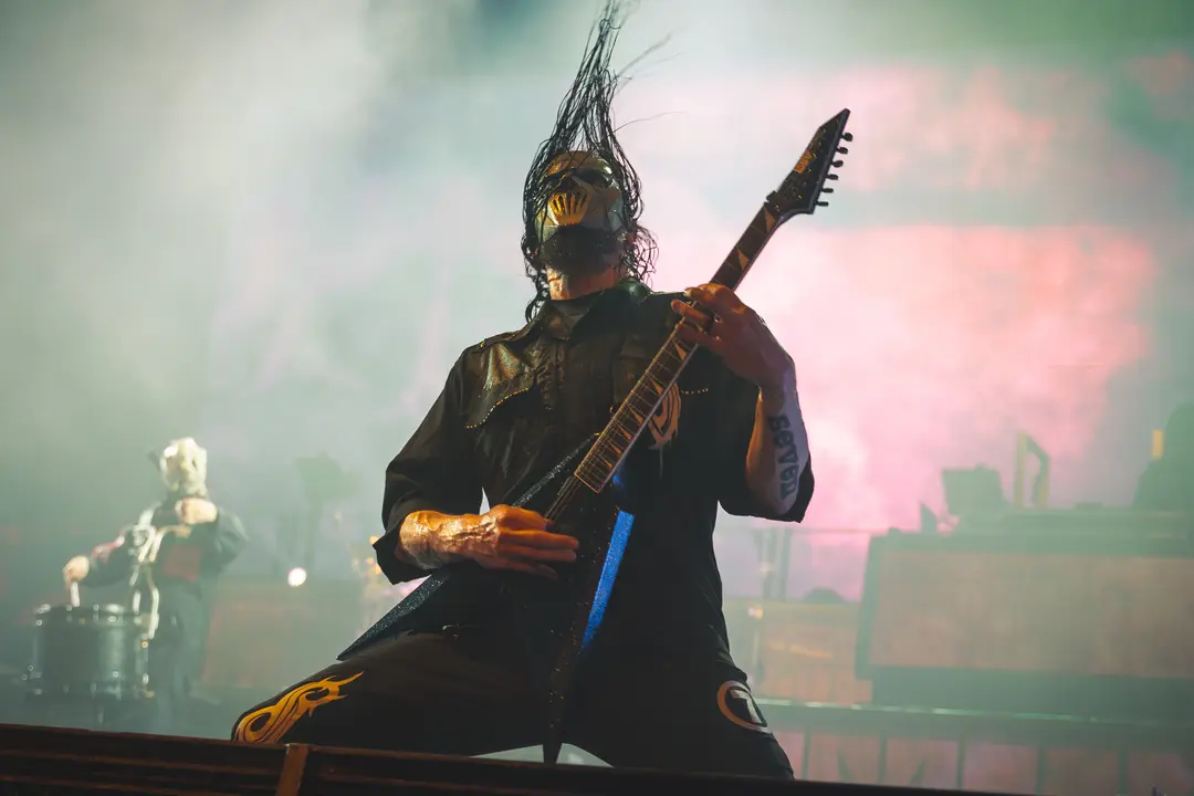 Slipknot live im Scheinwerferlicht (Sporthalle Hamburg, Hamburg)