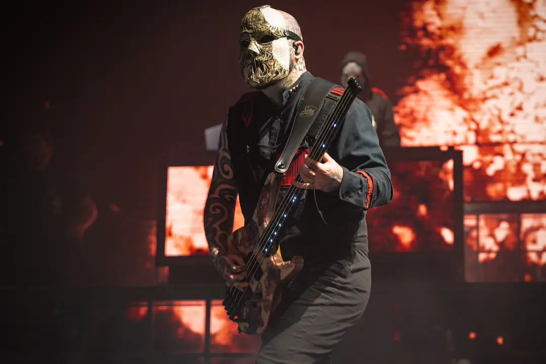 Slipknot live als Silhouette (Sporthalle Hamburg, Hamburg)